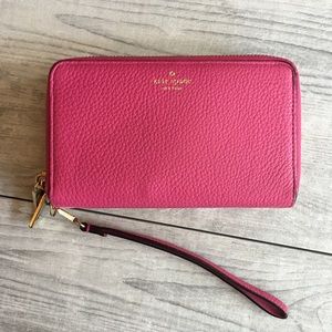 Pink Kate Spade Wristlet